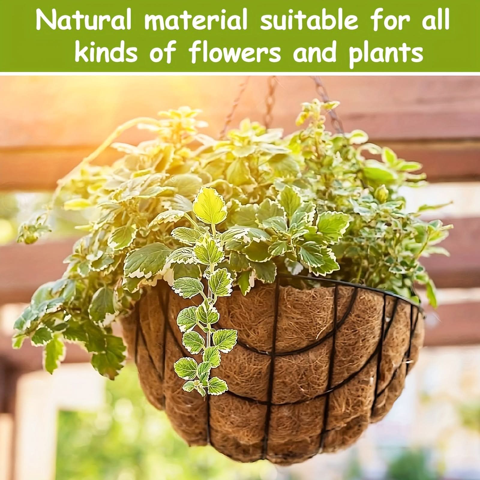 Upgrade Your Garden with Natural Coco Liners