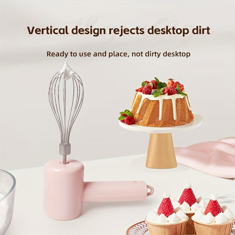USB Charging Stainless Steel Whisk