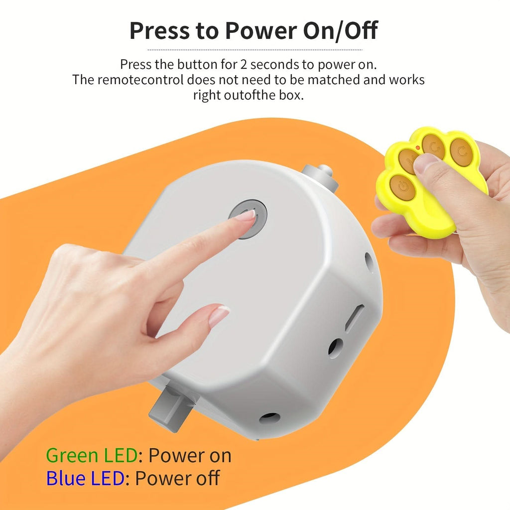 USB Rechargeable Interactive Pet Ball - Jumping & Rolling Modes