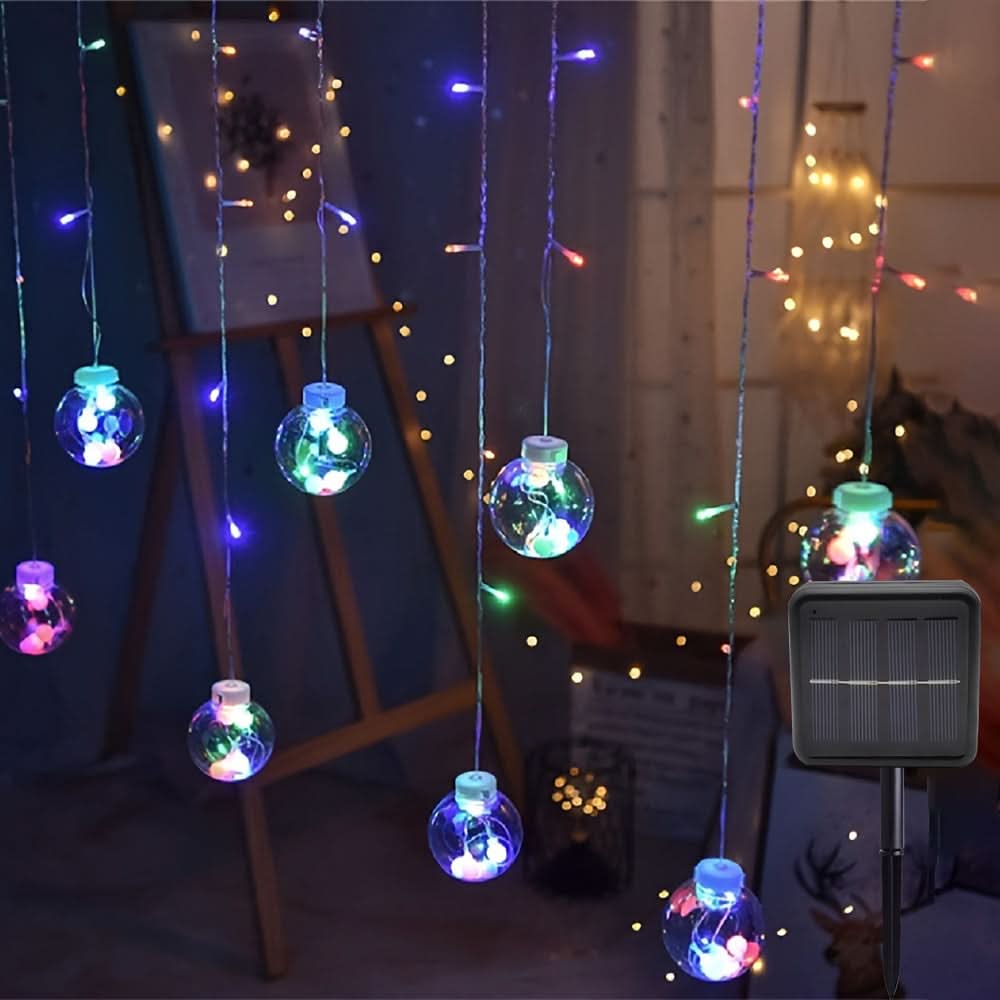 Solar Fairy String Lights, LED Wishing Ball