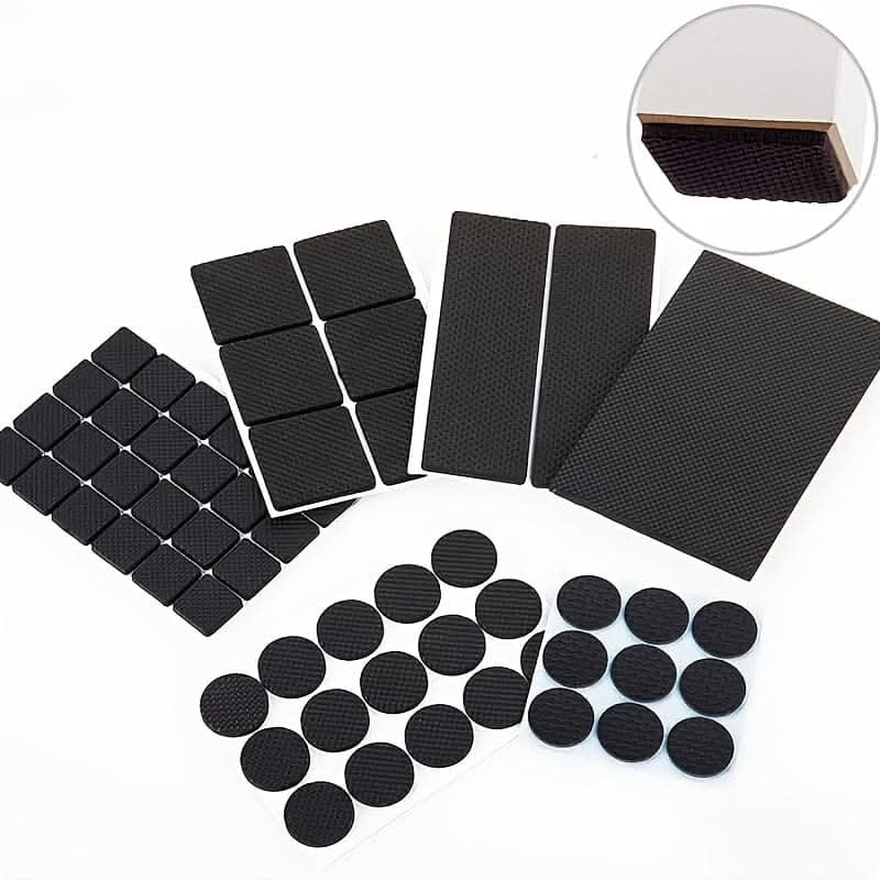12-Pack Anti-Slip Furniture Mats for Chairs & Tables