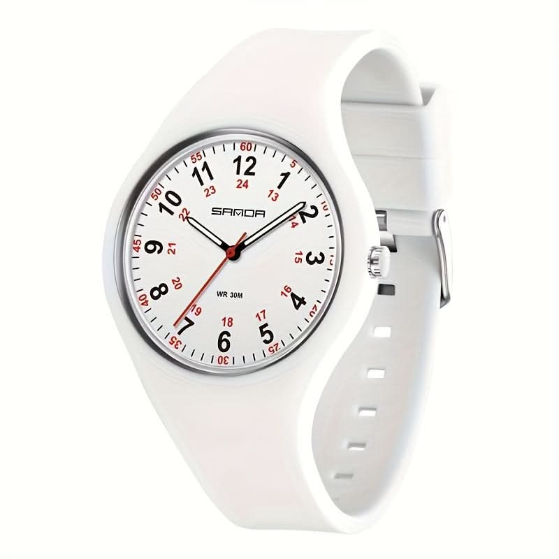 Ultra Light Nurse Watch for Women - Soft Silicone Strap