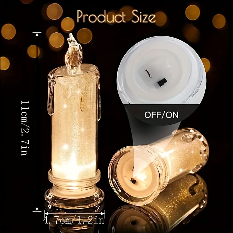 LED Flameless Pillar Candles Set (Set of 3 pcs.)