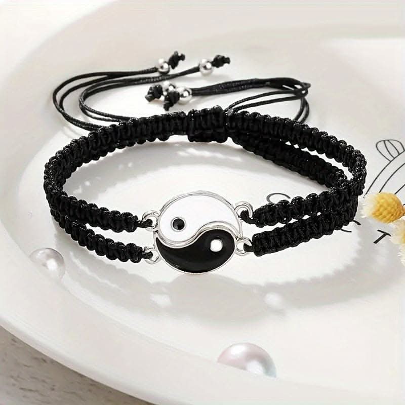Elegant Yin Yang Best Friend Bracelets – 2 Pcs. Set