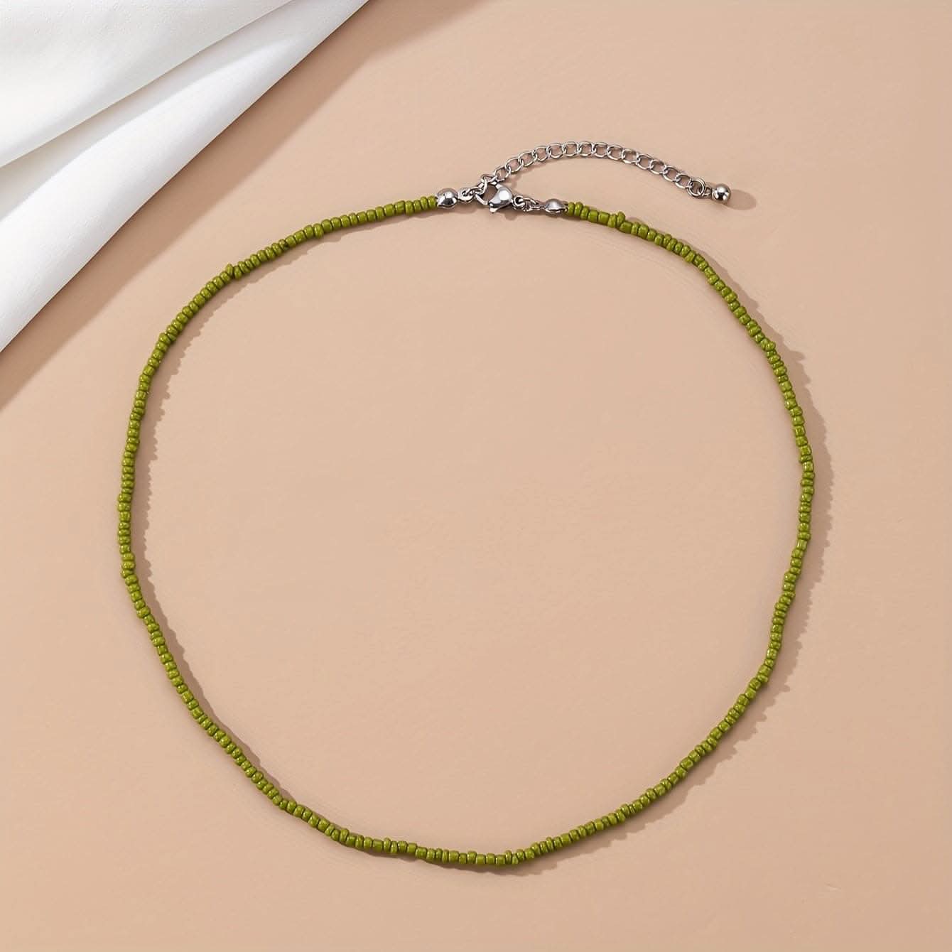 Bohemian Chic Beaded Necklace – Handmade & Fashionable