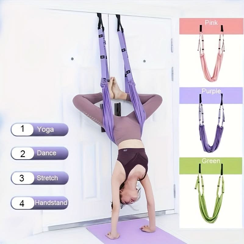Pro Flex Yoga Stretching Rope - Premium Fitness Training Band