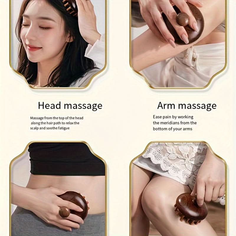 Rosewood Scalp Massager & Relaxation Tool