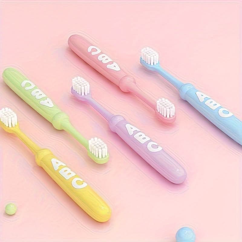 10-Pack Cartoon Kids' Soft Bristle Toothbrushes – Gentle Gum Care