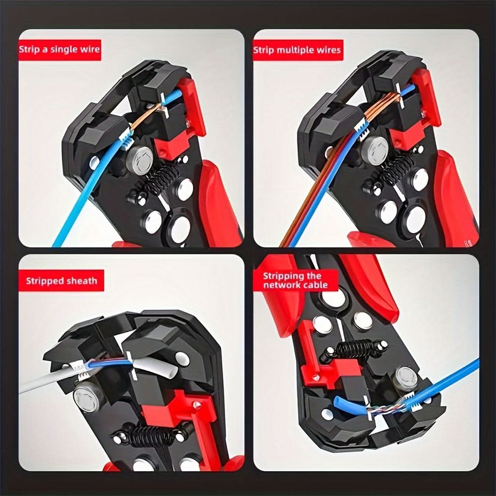 Automatic Wire Stripper & Crimper Tool