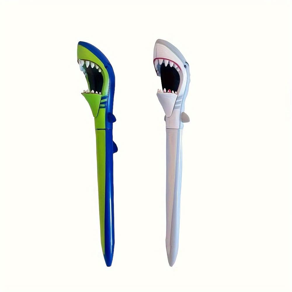 Shark-Themed Retractable Ballpoint Pen – Fun & Ergonomic Cartoon Stationery