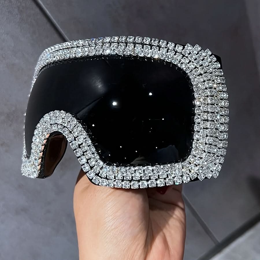 Oversized Rhinestone Sunglasses for Bold Style