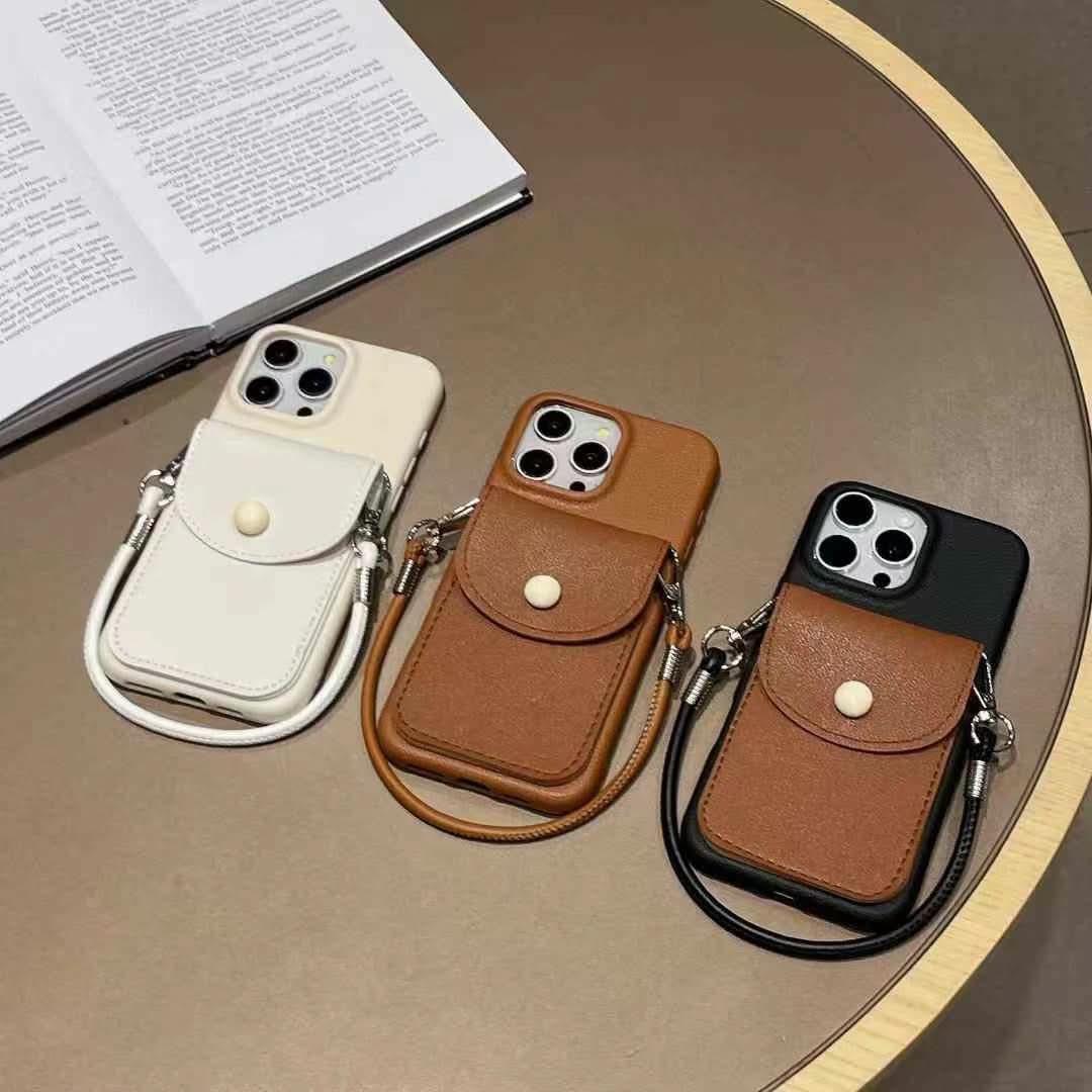 Faux Leather Card Holder Phone Case