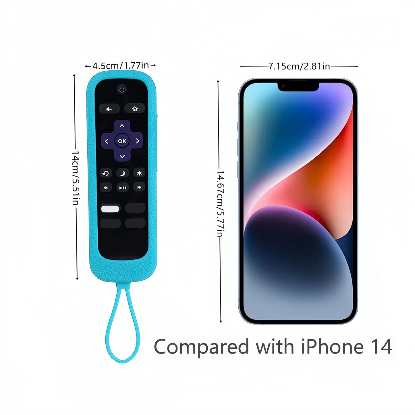 Glow-in-the-Dark Silicone Remote Control Case