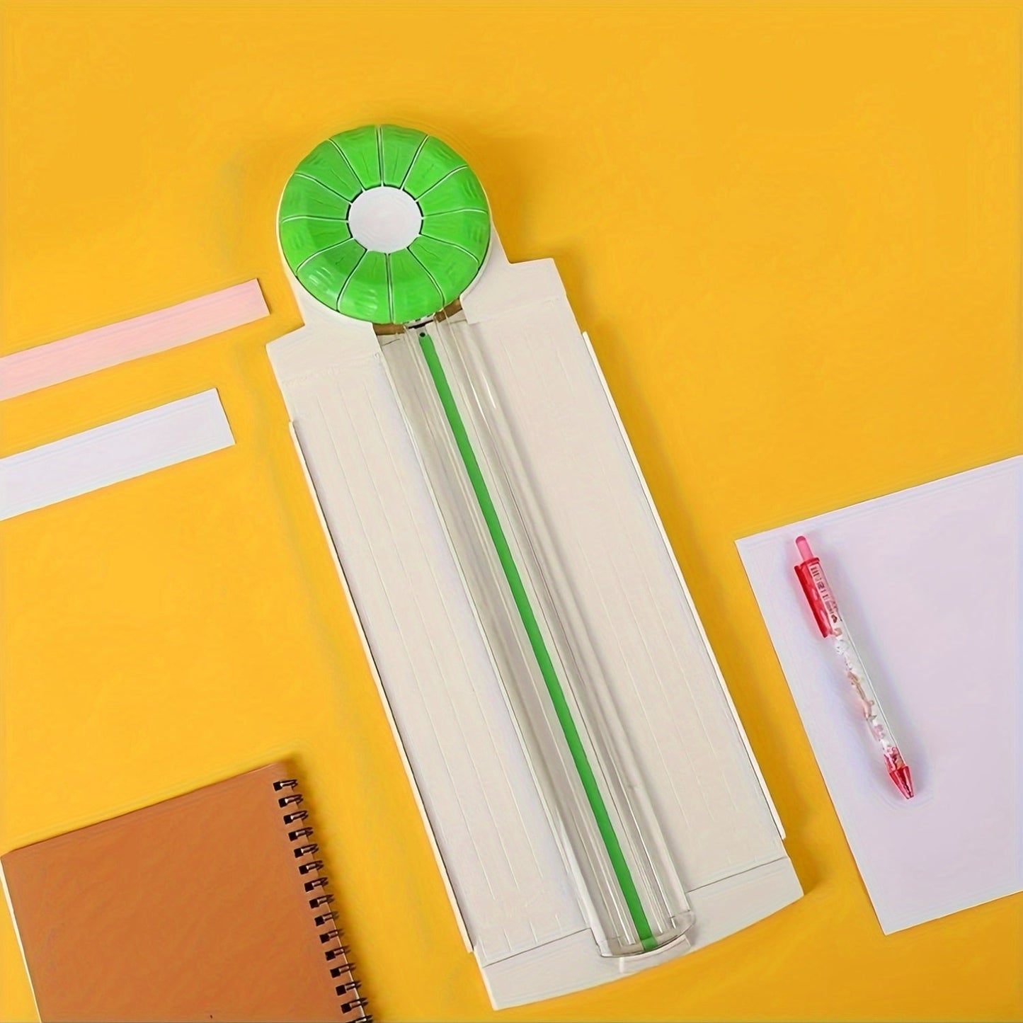 12-in-1 Paper Trimmer for A4 – Manual Craft Cutter with Sliding Blades