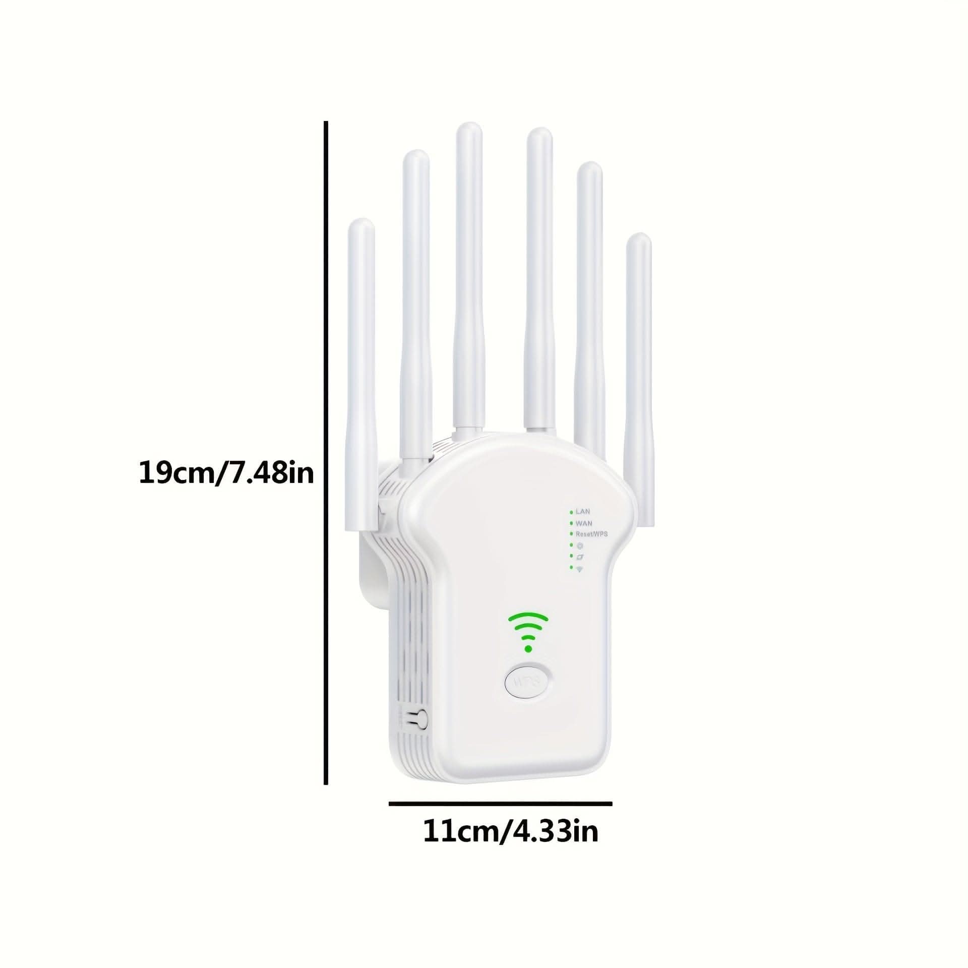 300Mbps Dual-Band WiFi Repeater - 2.4G/5G Signal Booster