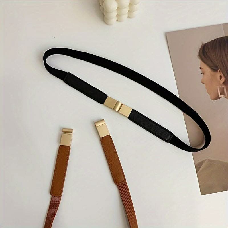 Golden Classic Stretch Waistband Cinch Belt