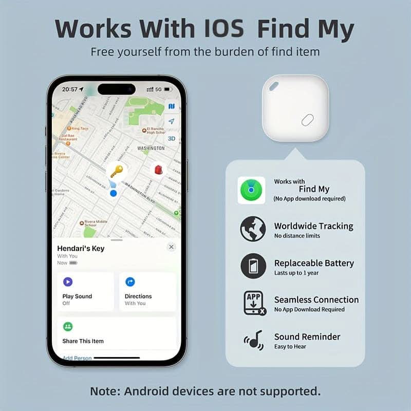 Anti-Lost Device – GPS Tracker with One-Click Search
