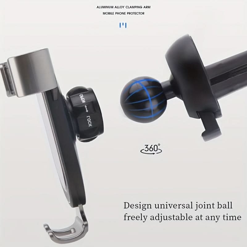Car Phone Holder- Durable ABS Metal & Plastic Combination
