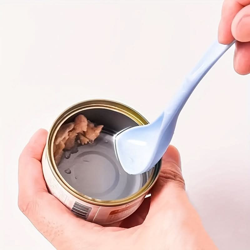 Silicone Pet Food Can Lid with Spoon