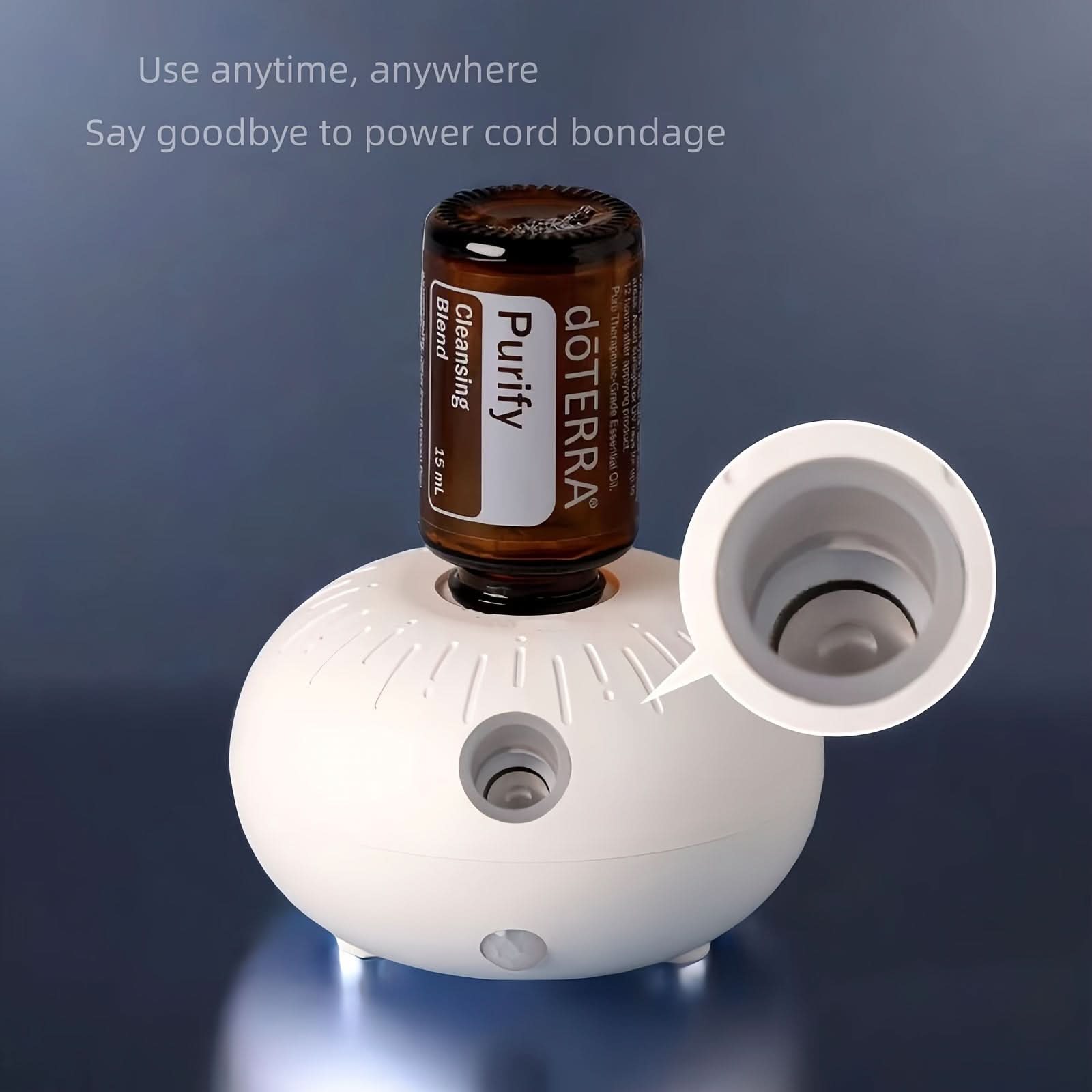 Wireless Mini Essential Oil Diffuser - Quiet & Portable
