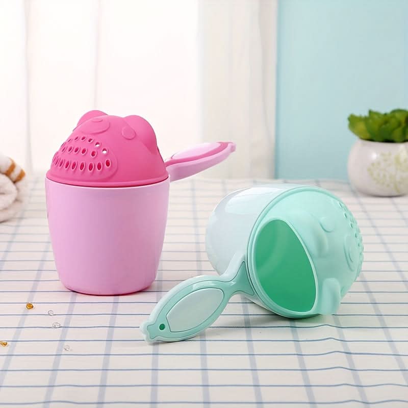 Baby Shampoo Rinse Cup – Protects Baby's Eyes, Safe Plastic Rinse Cup for Easy Bath Time