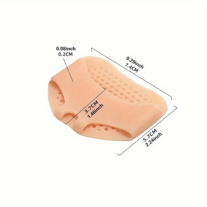 Breathable Honeycomb Forefoot Pads – Cushioned Half Insoles