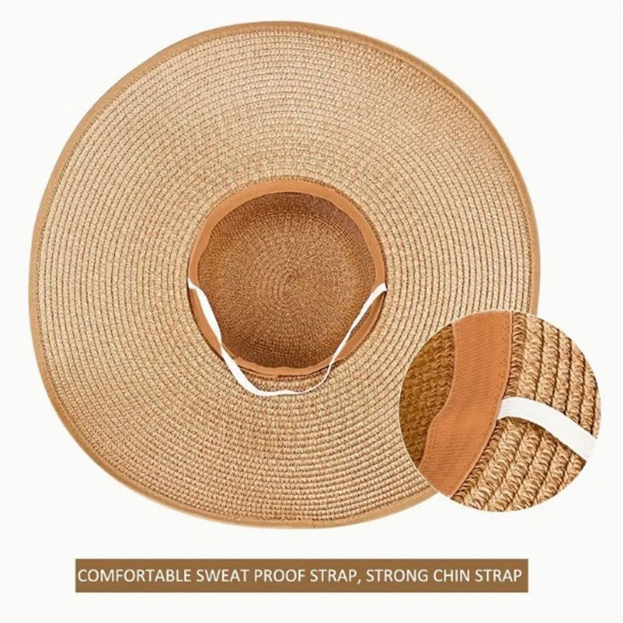 Women’s Straw Sun Hat – Lightweight Summer Cap