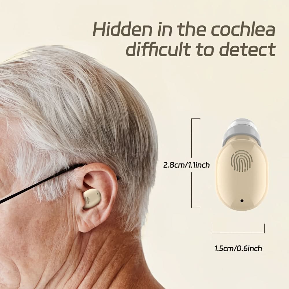 Mini Listening Enhancement Earphones with Amplifier - Single Ear
