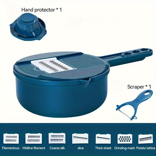 12-in-1 Vegetable Chopper with Stainless Blades