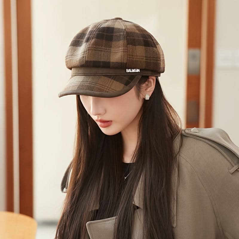 Women’s Retro Wool Beret – Fall/Winter Painter Hat, Stylish Gift