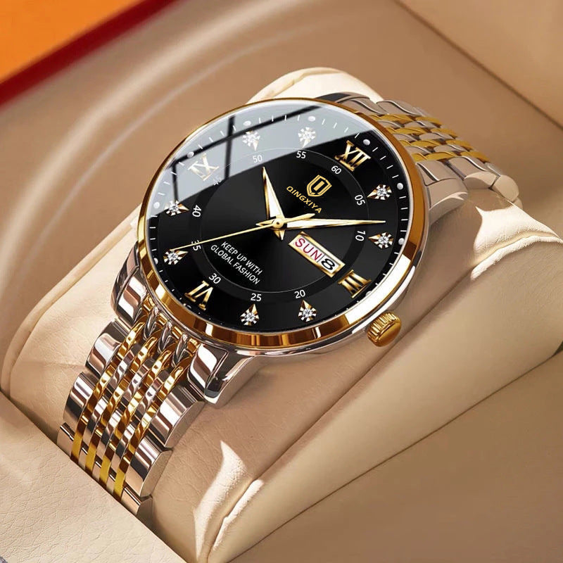 6686 Calendar Luminous Quartz Watch for Men