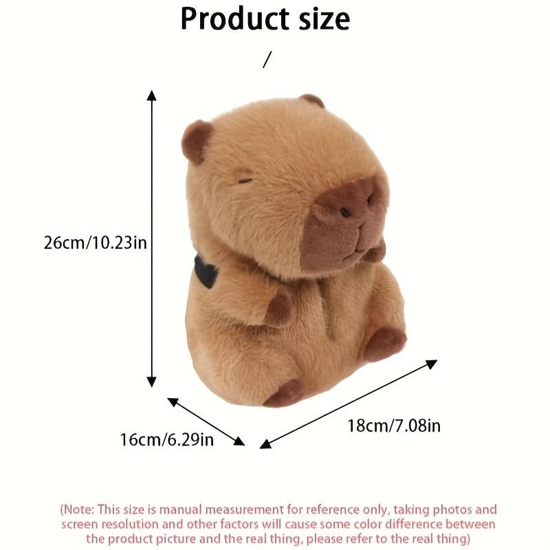 Capybara Plush Car Tissue Holder Organizer