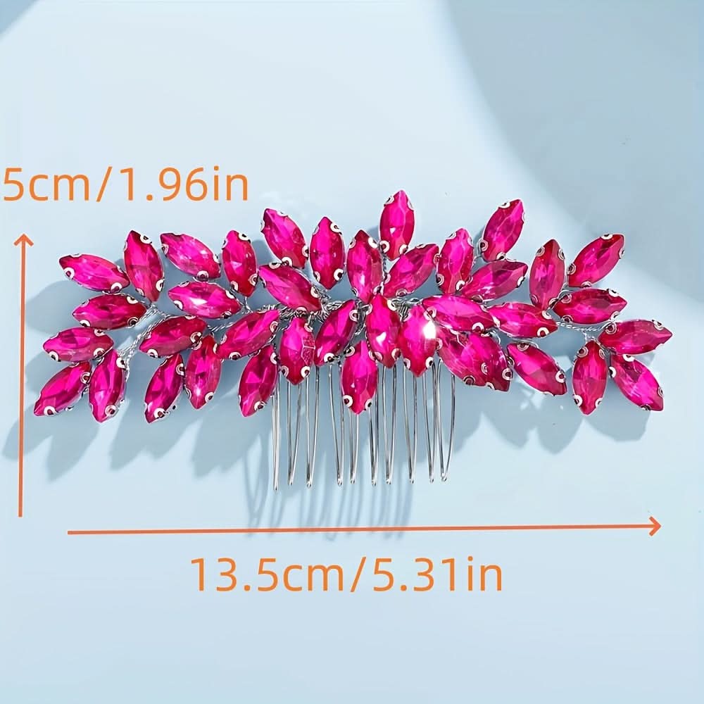Rhinestone Bridal Side Comb Hair Accessory