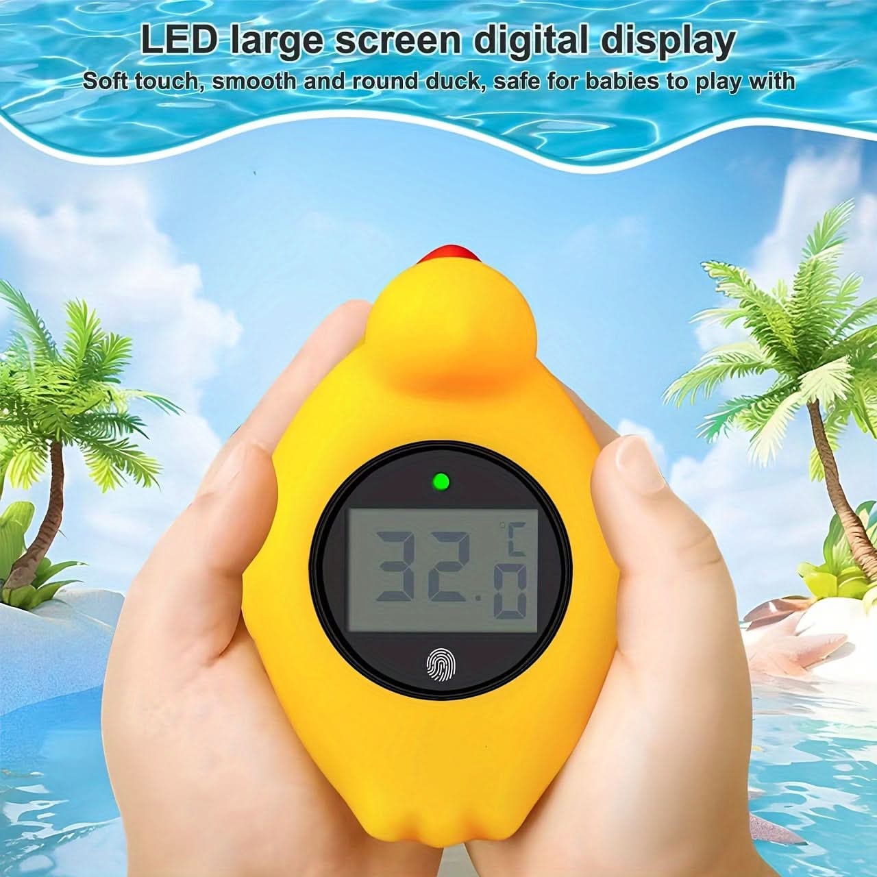 Baby Duck Floating Bath Thermometer – Safe Water Temperature Monitor for Infants