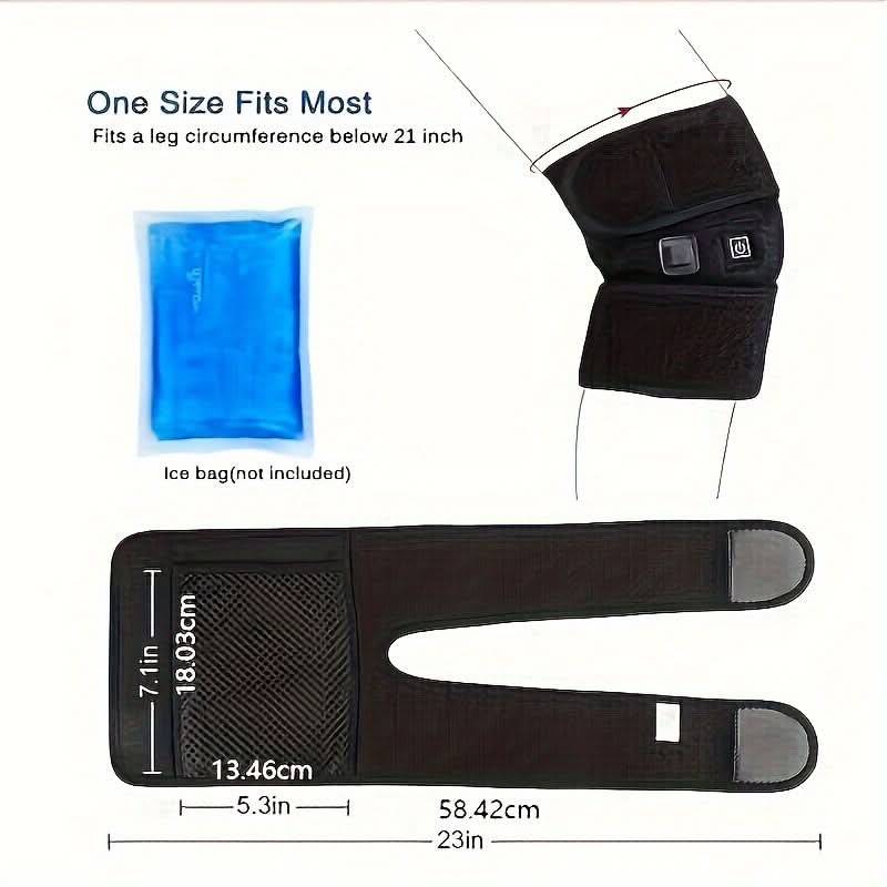 USB Powered Electric Heating Knee Pad for Pain Relief-1 Pair