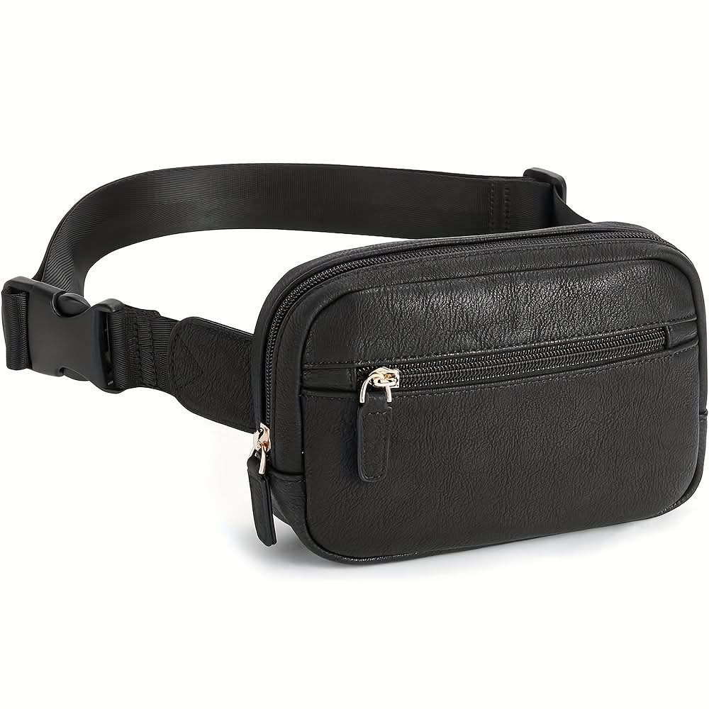 Stylish PU Leather Crossbody Waist Bag