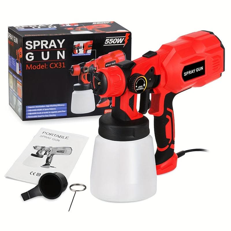 550W High Power HVLP Paint Spray Gun