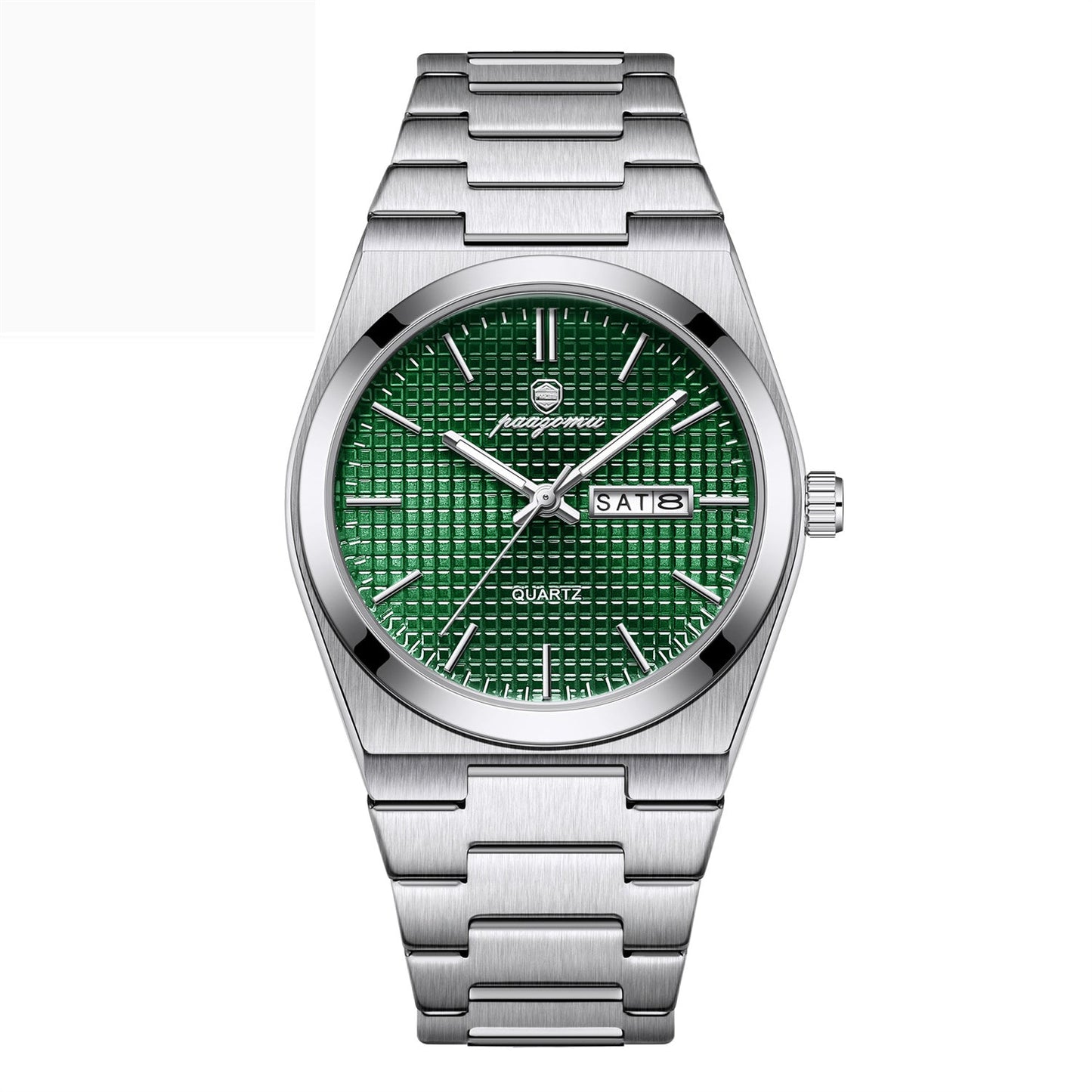 Poedagar M821 Luminous Quartz Calendar Watch For Men