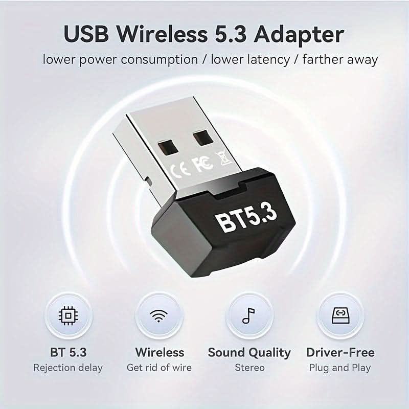 5.3 USB Bluetooth Adapter for Wireless Devices