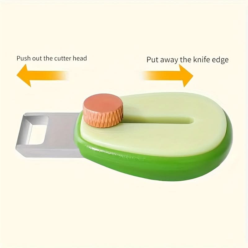 Mini Avocado Peeler – Portable Stainless Steel Blade, Cute Design