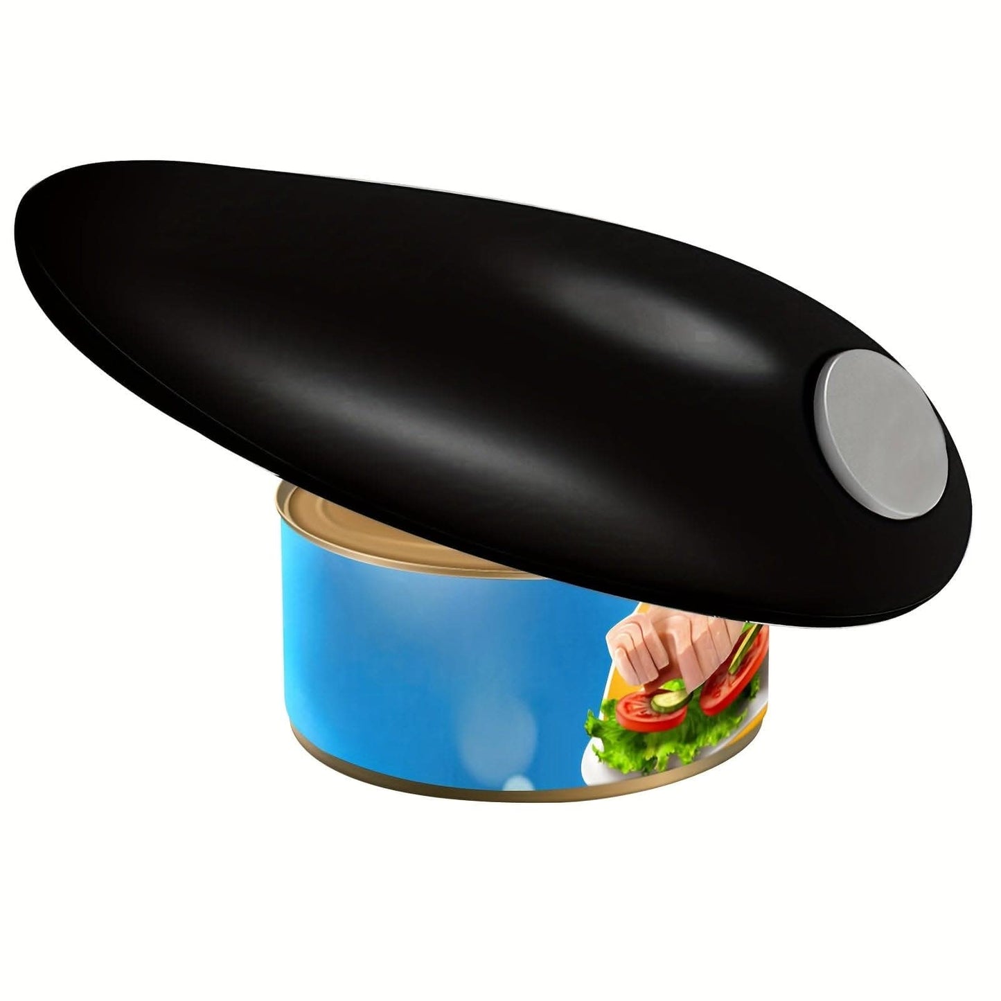 Electric Can Opener – Automatic, Smooth Edge, Battery-Operated