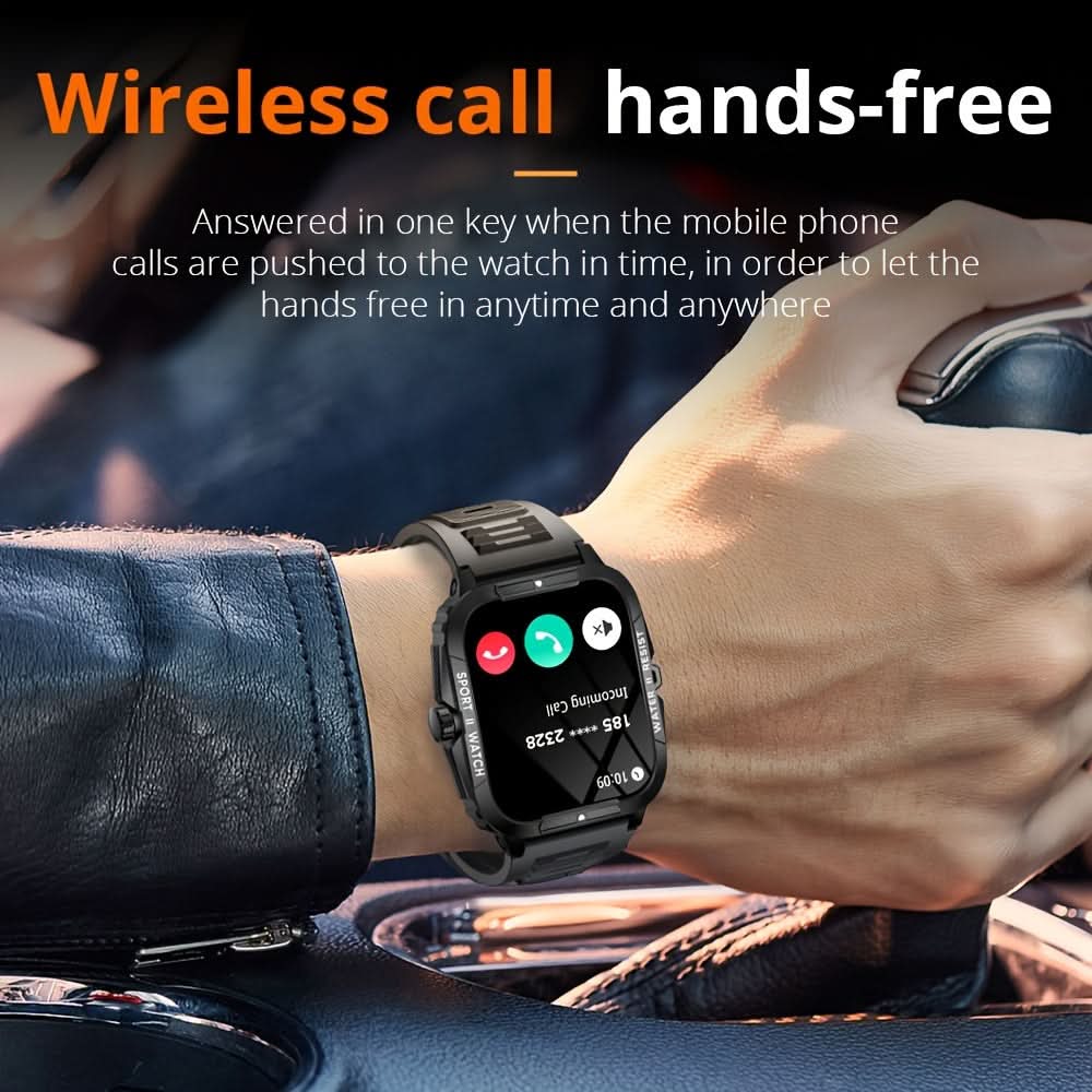 Large 1.96" HD Screen Smartwatch for Men