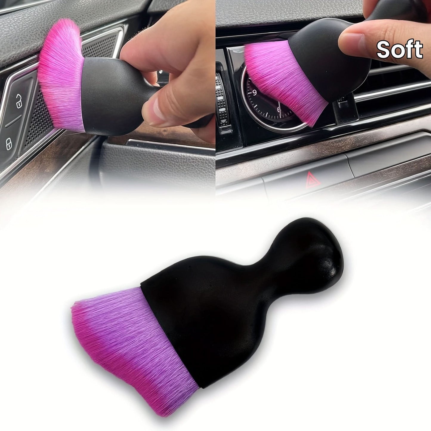 Car Interior Detailing Brush-Soft Dusting Brush for Air Vents