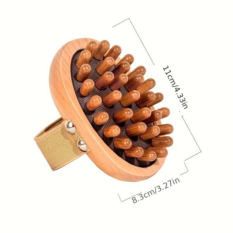 Manual Wooden Meridian Massage Brush
