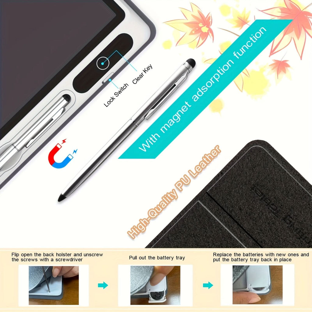 Slim & Portable LCD Writing Tablet – Reusable Digital Drawing Pad for Kids & Adults