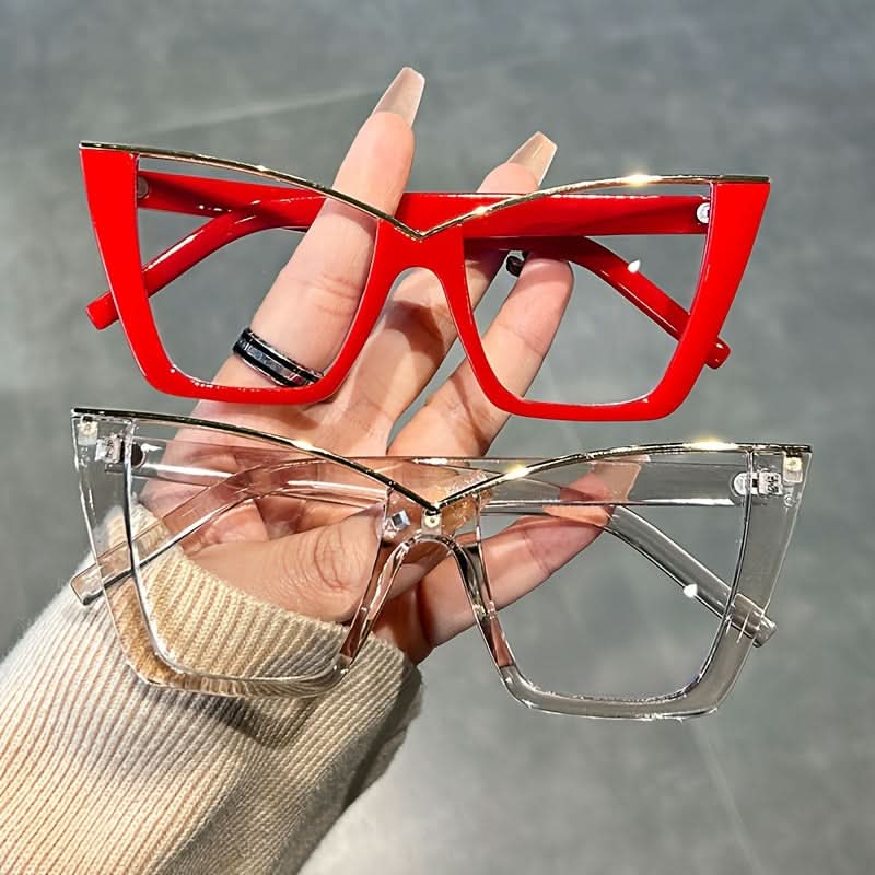 Vibrant Jelly Color Frame Vintage Cat Eye Glasses – Fashion Meets Function