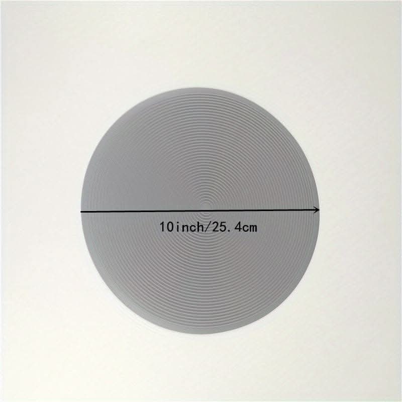1pc Thickened Microwave Silicone Heat Insulation Pad - 10/12 Inch