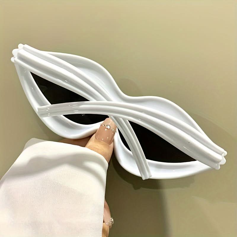 Oversized Lip Sunglasses for Women & Men - Inflated, Decorative Shades for Beach Parties