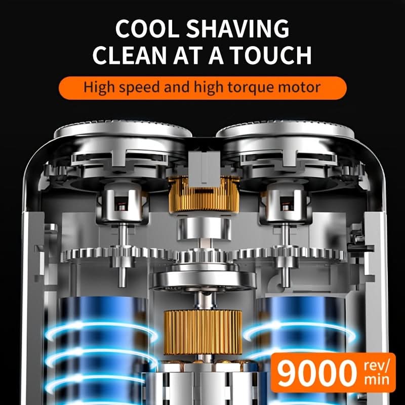 Rechargeable Wet & Dry Electric Shaver – Alloy Body