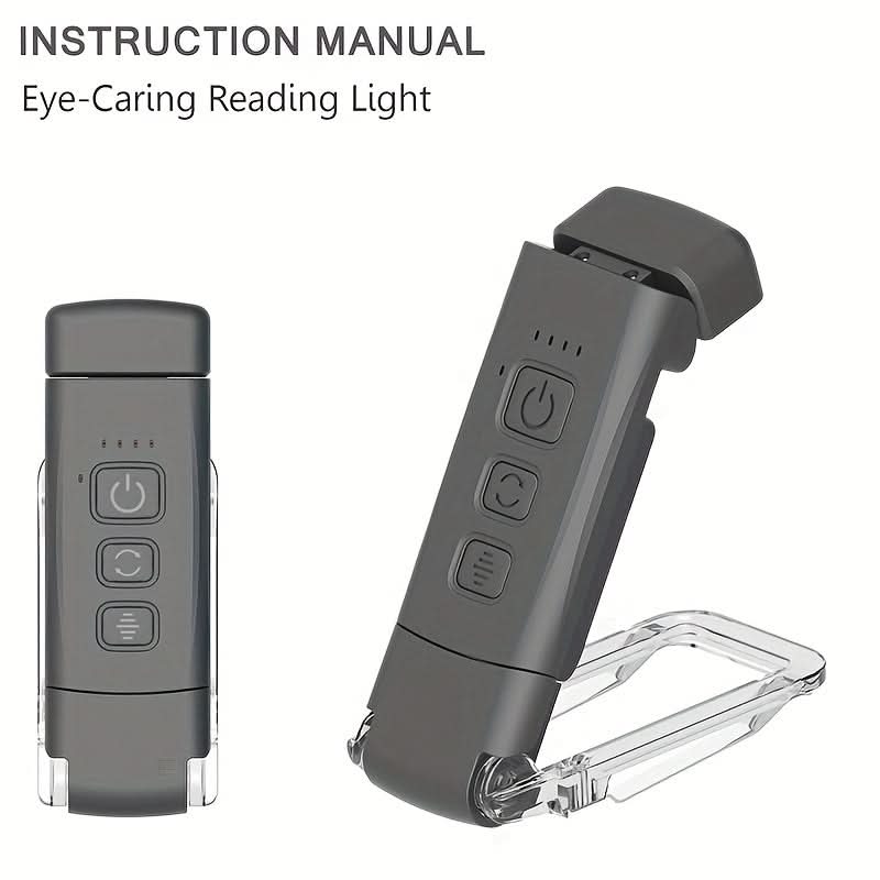 USB Rechargeable LED Book Light – Dimmable Clip-On Reading Lamp